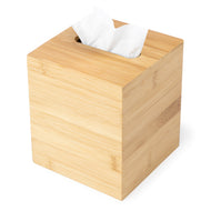 Square Bamboo Tissue Box Cover